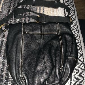The Sak black leather crossbody